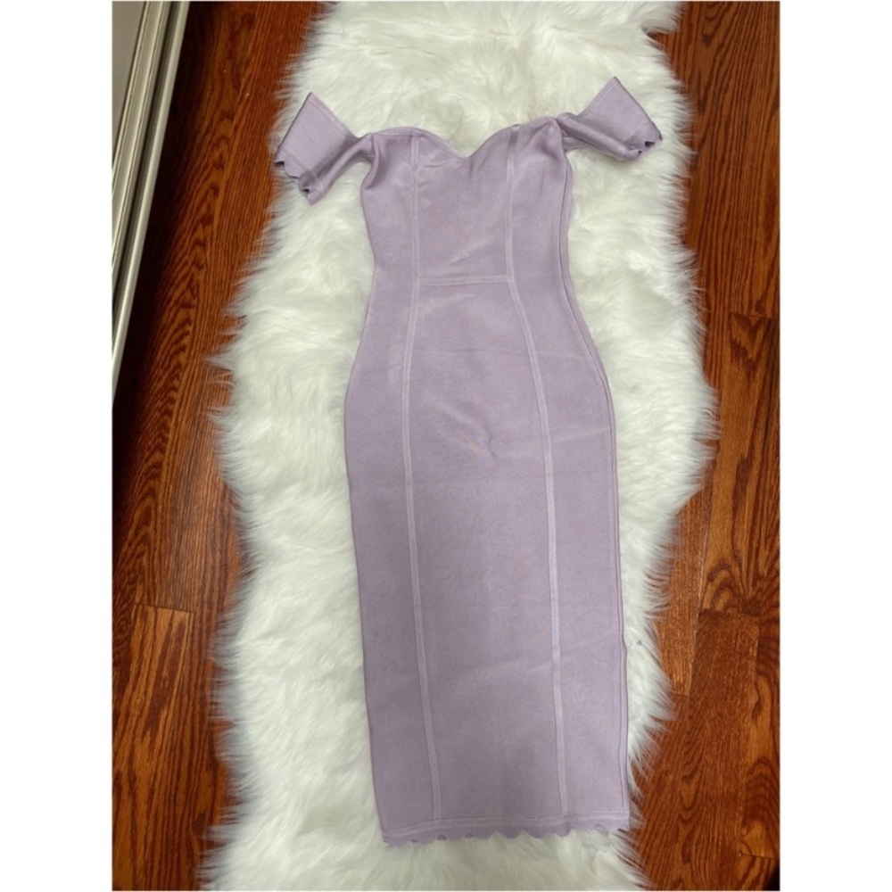 House of CB lilac midi